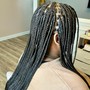 Small Knotless Braids