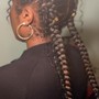 2 Braided or Loose Ponytails