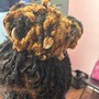 Loc Re-twist with Two-Strand Twists