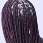 Half n Half - Fulani/Tribal braids + quick weave