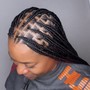 Small Knotless Braids - regular length