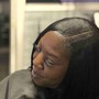 Lace front wig install glued