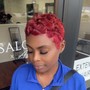 Permanent Color, Shampoo and Style