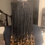 Medium Knotless Braids - mid back (Hair is included)