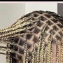 Medium Knotless Braids - mid back (Hair is included)