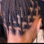 Medium Knotless Braids - mid back (Hair is included)