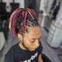 MEDIUM Triangle Box Braids