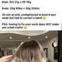 Chemical Straightening