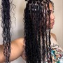 Curls on Curls Boho Braids