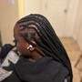 Human hair braids