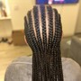 Medium Boho Knotless Braids