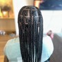 Large Knotless Braids