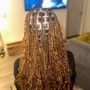 Small Boho Knotless Braids