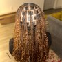 Small Boho Knotless Braids