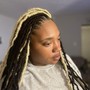 Large Knotless Braids