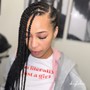 Half Feed-In Braids/ Half Quick Weave