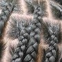 Medium Knotless Braids