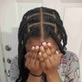 Cornrows with Natural Hair