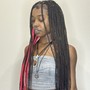 Large Knotless Or Traditional Box Braids