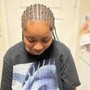 Mens stitch braids with design