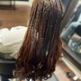 Feed-in Braids, Partial Quick  Weave