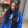 Medium Knotless Braids