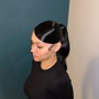 Silk press pony tail