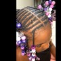 Ages 3-12 Kids Medium knotless Braids