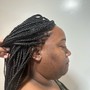 Loc take down ( comb out )