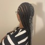 Small Tribal Braids with Individual braids