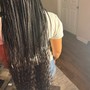 Knotless Braids (Midback) Small