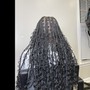 Medium Knotless Braids