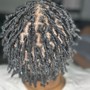 Starter locs with high top cut