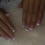 Nail Party-Manicure + Pedicure, Acrylic Nails, Pedicure - French, Gel Pedicure