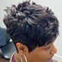 Semi Permanent Color, Relaxer Touch Up, Women's Cut