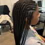 medium Knotless braids(hair not included)