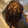 Mid-back Butterfly Locs