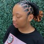 Loc Retwist short hair and style