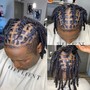 Loc retwist {Drop fade}