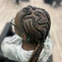 Small Straight Back Cornrow (12plus)