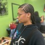 Small Straight Back Cornrow (12plus)