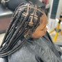 Knotless braids( medium )