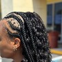 Freestyle braids with bondin/sewin