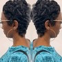 1 on 1 Short hair curling and styling techniques