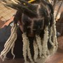 Faux locs adults size head