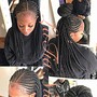 Knotless box braids medium