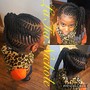 Knotless box braids medium