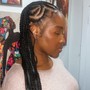 Natural braided style (hourly service)