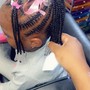 Small knotless Braids