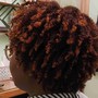 Natural hair: Finger Coils